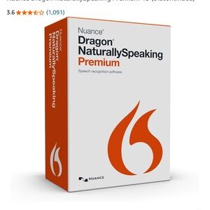 Nuance Dragon NaturallySpeaking Premium Software